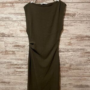 Zara Olive Green Dress